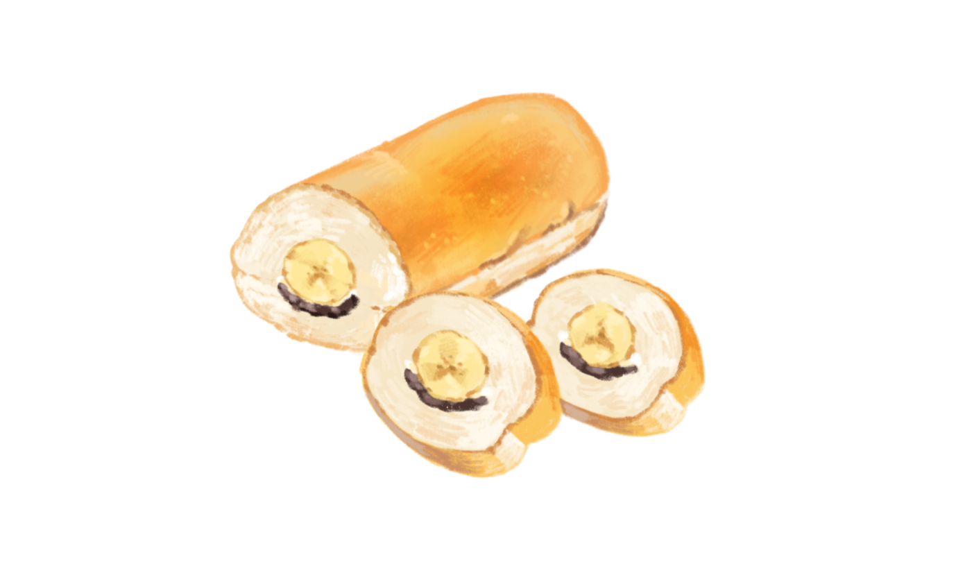 バナナコッペ