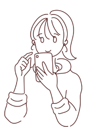 スマホ女の子